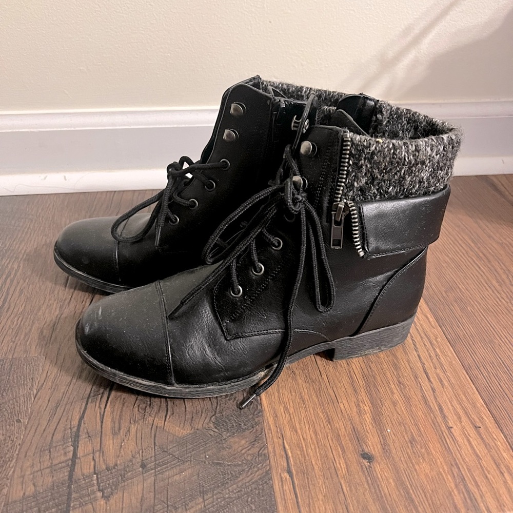 Black boots
